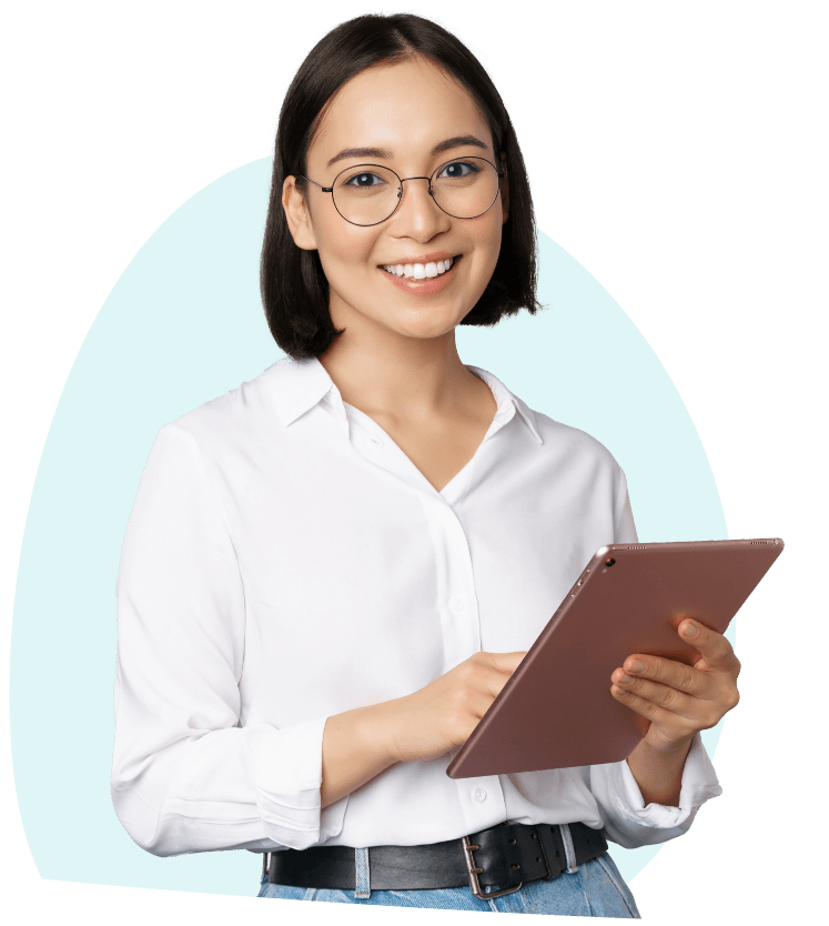 Brentwood dental lady callout image