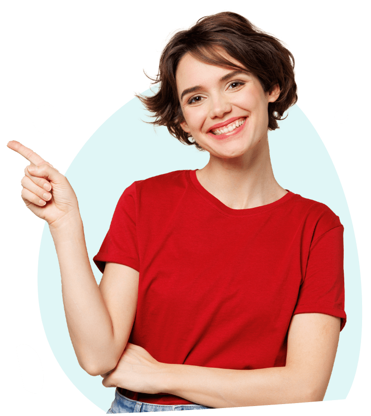 Dental appointment lady image