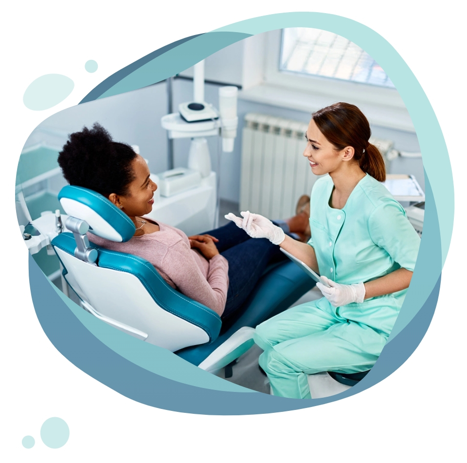 During dental examine image