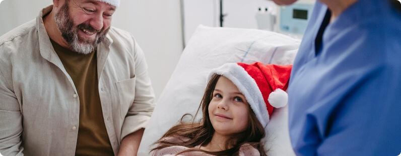 Hospital christmas image